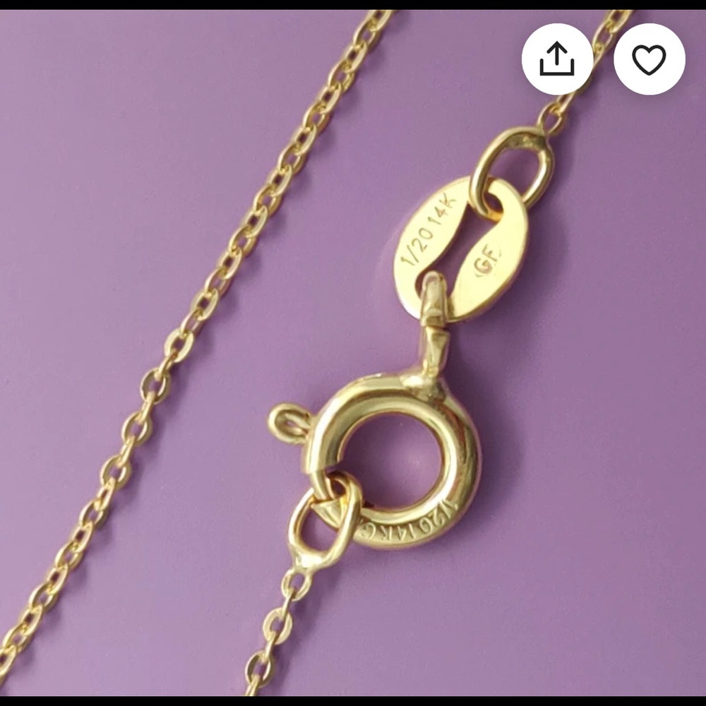 Gold-filled necklace chain and earring wires
